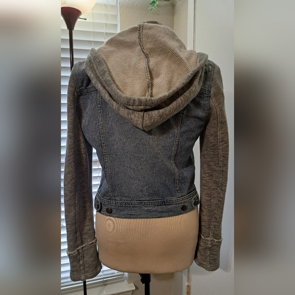 💜FP Knit/Denin Hooded Jacket💜 - Picture 3 of 5